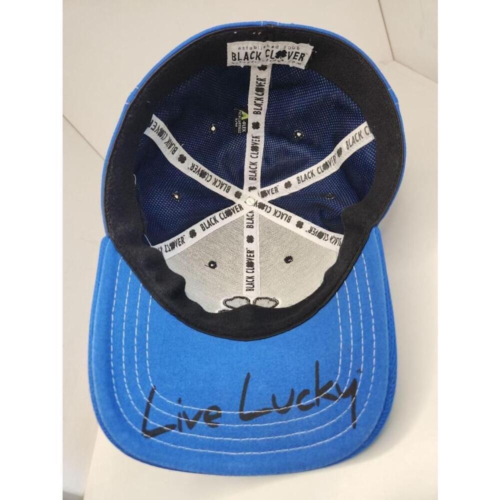 Black Clover Mens Premium Golf Cap Fitted Flex Performance Baseball Hat Logo - Picture 5 of 7